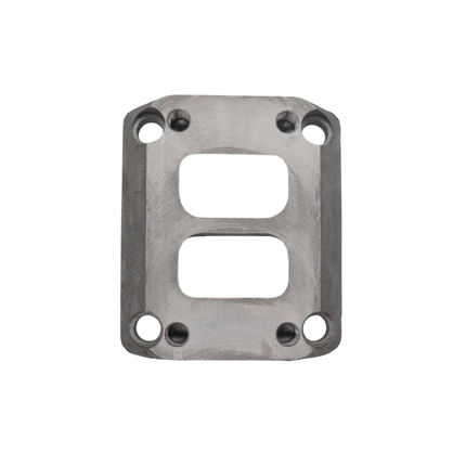 Diesel Power Source Divided T3 to T4 Turbo Flange Adapter – Cast Iron Exhaust Manifold Adapter Kit for Dodge Ram Cummins Diesel – Direct Bolt-On Performance Upgrade Turbo Conversion with Bolts & Studs