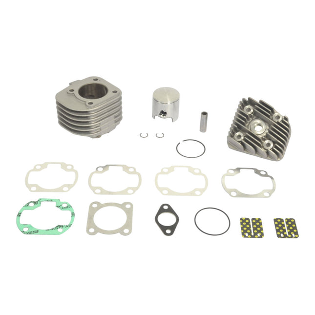 Athena 070200 Big Bore Cylinder Kit with Head (47.6mm, 70cc) - 10mm Pin Domed Head Piston Performance Upgrade, Converts 50cc to 70cc, Compatible with Yamaha Zuma 50 & Vino 50