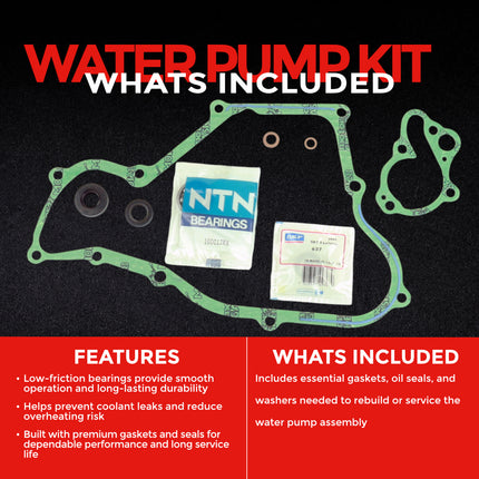 Athena P400210475001 Water Pump Gasket Rebuild Kit for Honda 80 CR 1985-2002 – Complete Gasket & Seal Rebuild Kit for Motocross Dirt Bikes
