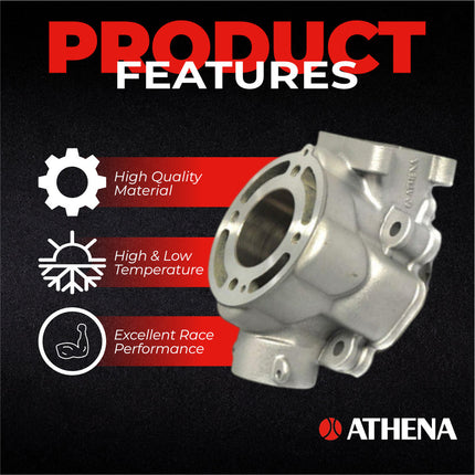 Athena P400250100006 Standard Bore Cylinder Kit with Cylinder Head (44.5mm, 65cc) - Premium 2-Stroke Top End Rebuild Kit, Compatible with Kawasaki KX65 & Suzuki RM65 2000-2024