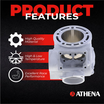 Athena P400485100101 144cc Big Bore Cylinder Kit with Cylinder Head (58mm Bore) - Premium 2-Stroke Performance Upgrade, Compatible with Yamaha YZ125 2022-2026