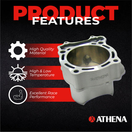Athena P400510100008 490cc Big Bore Cylinder Kit (100mm Bore) - High-Performance 4-Stroke Top End Rebuild Kit with Forged Piston & Gaskets, Compatible with Suzuki LT-R450 QuadRacer 2006-2011