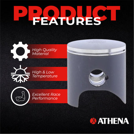 Athena P4C0445008001A Top End Piston Kit with Gasket Set for KTM 65 SX 2009-2023, 44.96 mm Cast 2-Stroke Piston Replacement Kit - Motocross Dirt Bikes
