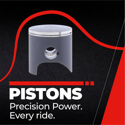 Athena P4C0445008001B Top End Piston Kit with Gasket Set for KTM 65 SX 2009-2023, 44.97 mm Cast 2-Stroke Piston Replacement Kit - Motocross Dirt Bikes