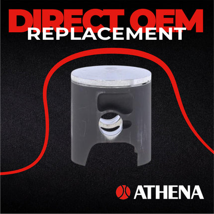 Athena P4C0475089003B Top End Piston Kit with Gasket Set for Yamaha 85 YZ 2002-2018 -  47.44 mm Cast 2-Stroke Piston Replacement Kit - Motocross Dirt Bikes