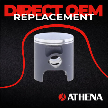 Athena P4C0475199005B Top End Piston Kit with Gasket Set for Yamaha 85 YZ 2019-2023 - 47.46 mm Cast 2-Stroke Piston Replacement Kit - Motocross Dirt Bikes