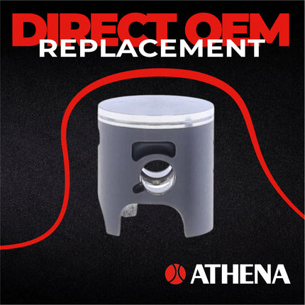 Athena P4C0485065003A Top End Piston Kit with Gasket Kit for Kawasaki 85 KX 2014-2023 - 48.44 mm Cast 2-Stroke Piston Replacement Kit - Motocross Dirt Bikes