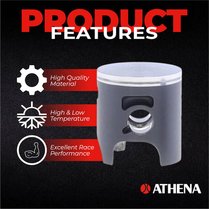 Athena P4C0485065003B Top End Piston Kit with Gasket Kit for Kawasaki 85 KX 2014-2023 - 48.45 mm Cast 2-Stroke Piston Replacement Kit - Motocross Dirt Bikes