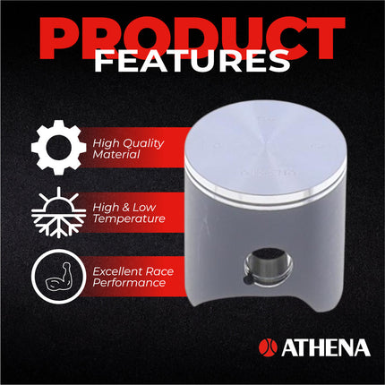 Athena P4C0540023020B Top End Piston Kit with Gasket Kit for KTM 125 SX 2002-2015 - 53.95 mm Cast 2-Stroke Piston Replacement Kit - Motocross Dirt Bikes