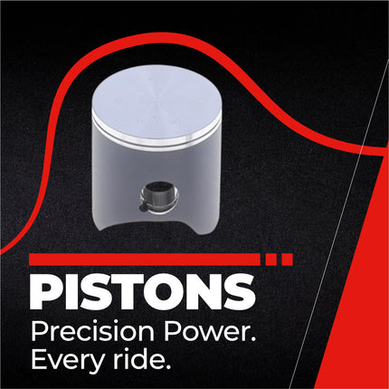Athena P4C0540077020A Top End Piston Kit with Gasket Kit for KTM 125 SX 2016-22 - 53.94 mm Cast 2-Stroke Piston Replacement Kit - Motocross Dirt Bikes