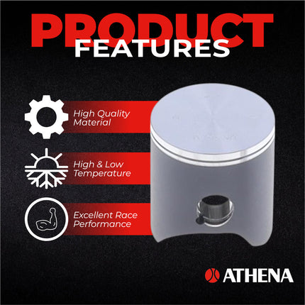 Athena P4C0540077020A Top End Piston Kit with Gasket Kit for KTM 125 SX 2016-22 - 53.94 mm Cast 2-Stroke Piston Replacement Kit - Motocross Dirt Bikes