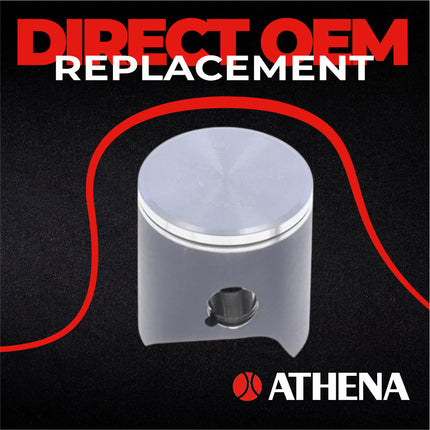 Athena P4C0540118014B Top End Piston Kit with Gasket Kit for Yamaha 125 YZ 2005-2021 - 53.96 mm Cast 2-Stroke Piston Replacement Kit - Motocross Dirt Bikes