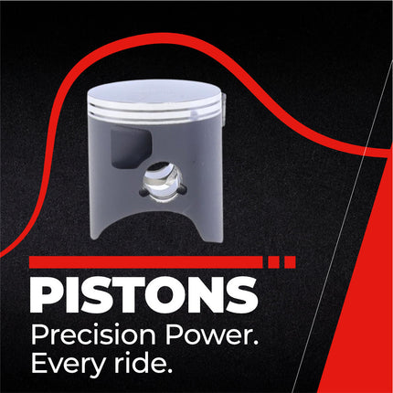 Athena P4C0664045001A Top End Piston Kit with Gasket Kit for KTM 250 SX 2007-2016 66.34 mm Cast 2-Stroke Piston Replacement Kit - Motocross Dirt Bikes
