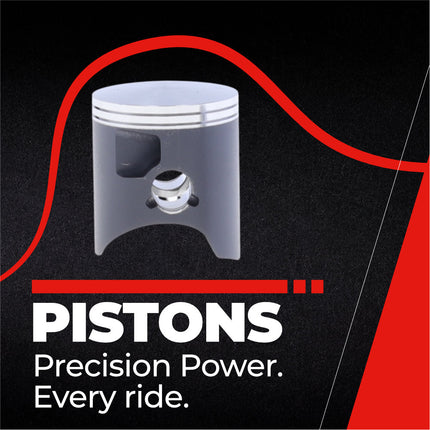 Athena P4C0664083001B Top End Piston Kit with Gasket Kit for KTM 250 SX 2017-2022 66.35 mm Cast 2-Stroke Piston Replacement Kit - Motocross Dirt Bikes