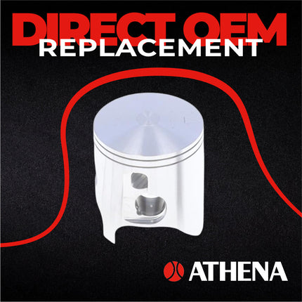Athena P4F0664267019A Top End Piston Kit with Gasket Kit for Yamaha 250 YZ 1999-2023 - 66.34 mm Forged 2-Stroke Piston Replacement Kit - Motocross Dirt Bikes
