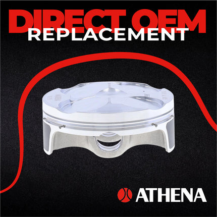 Athena P5F0768245001B Top End Piston Kit with Gasket Kit for Honda 250 CRF-R 2010-2013 - 76.76 mm Forged 4-Stroke Piston Replacement Kit - Motocross Dirt Bikes