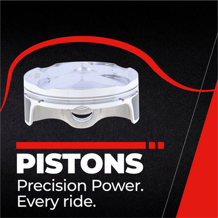 Athena P5F0768245001B Top End Piston Kit with Gasket Kit for Honda 250 CRF-R 2010-2013 - 76.76 mm Forged 4-Stroke Piston Replacement Kit - Motocross Dirt Bikes