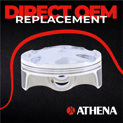 Athena P5F0768245002A Top End Piston Kit with Gasket Kit for Honda 250 CRF-R 2014-2015 - 76.75 mm Forged 4-Stroke Piston Replacement Kit - Motocross Dirt Bikes