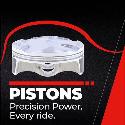 Athena P5F0768245002A Top End Piston Kit with Gasket Kit for Honda 250 CRF-R 2014-2015 - 76.75 mm Forged 4-Stroke Piston Replacement Kit - Motocross Dirt Bikes