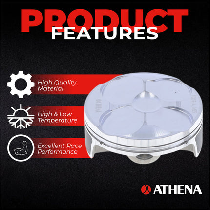 Athena P5F0768245002B Top End Piston Kit; Honda 250 CRF-R 14-15 Forged 4-Stroke Piston  76,76 mm with Top End Gasket Kit