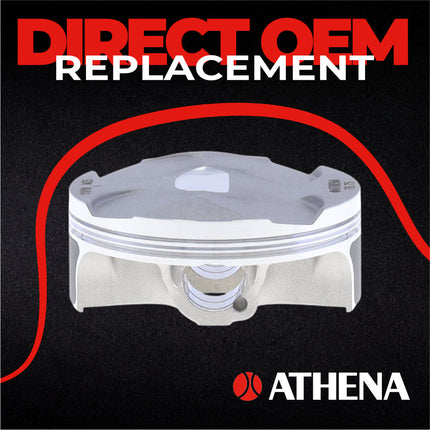 Athena P5F0768245003B Top End Piston Kit with Gasket Kit for Honda 250 CRF-R 2016-2017 - 76.76 mm Forged 4-Stroke Piston Replacement Kit - Motocross Dirt Bikes