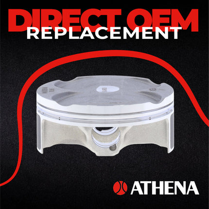 Athena P5F0770039007A Top End Piston Kit with Gasket Kit for Yamaha 250 WR-F / YZ-F 2016-2018 - 76.95 mm Forged 4-Stroke Piston Replacement Kit - Motocross Dirt Bikes