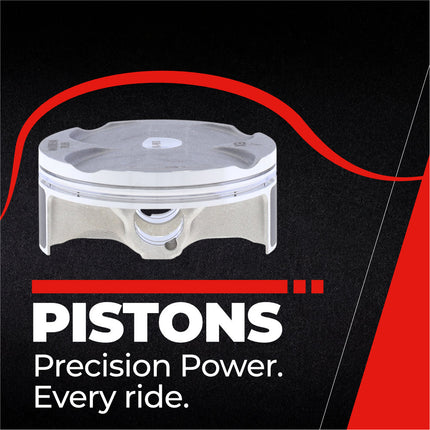 Athena P5F0770039007B Top End Piston Kit with Gasket Kit for Yamaha 250 WR-F / YZ-F 2016-2018 - 76.96 mm Forged 4-Stroke Piston Replacement Kit - Motocross Dirt Bikes