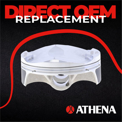 Athena P5F0780074001B Top End Piston Kit with Gasket Kit for KTM / HUSQ 250 2014-2016 - 77.96 mm Forged 4-Stroke Piston Replacement Kit - Motocross Dirt Bikes