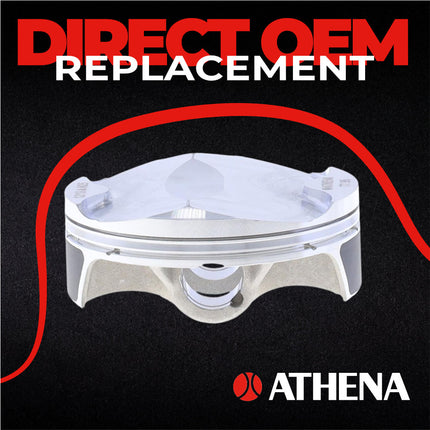 Athena P5F0780078001B Top End Piston Kit with Gasket Kit for KTM / HUSQ 250 EXC-F / FE 17-19 - 77.96 mm Forged 4-Stroke Piston Replacement Kit - Motocross Dirt Bikes