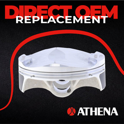 Athena P5F0780093001A Top End Piston Kit with Gasket Kit for KTM / GAS GAS / HUSQ 250 (2020-2023) - 77.96 mm Forged 4-Stroke Piston Replacement Kit - Motocross Dirt Bikes