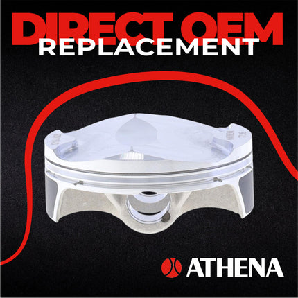 Athena P5F0780093001B Top End Piston Kit with Gasket Kit for KTM / GAS GAS / HUSQ 250 (2020-2023) - 77.97 mm Forged 4-Stroke Piston Replacement Kit - Motocross Dirt Bikes