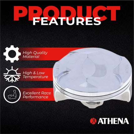 Athena P5F0790319001A Top End Piston Kit with Gasket Kit for Honda 250 CRF (2018-2019) - 78.95 mm Forged 4-Stroke Piston Replacement Kit - Motocross Dirt Bikes