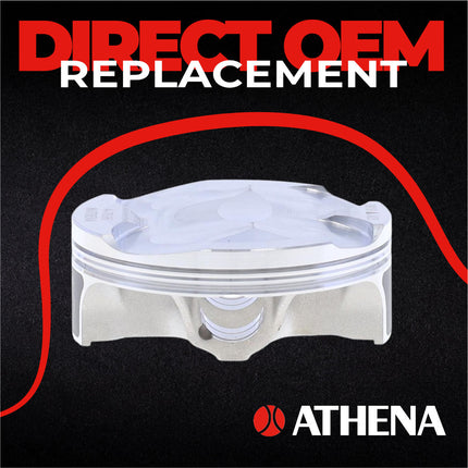 Athena P5F0790319001B Top End Piston Kit with Gasket Kit for Honda 250 CRF (2018-2019) - 78.96 mm Forged 4-Stroke Piston Replacement Kit - Motocross Dirt Bikes