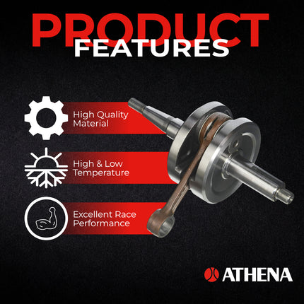 Athena S410485320002 Crankshaft Assembly  for Yamaha YZ85 Standard - High Performance Replacement for 2002-2018 YZ 85