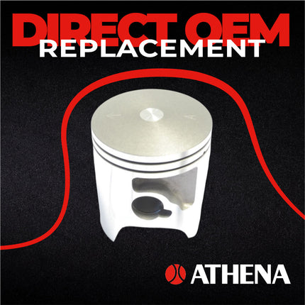 Athena S4C04450001A Cast Piston for Kawasaki 65 KX / Suzuki 65 RM 2000-2023 - Piston Size 44.45mm Forged 2-Stroke Piston Replacement - Motocross Dirt Bikes
