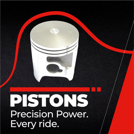 Athena S4C04450001A Cast Piston for Kawasaki 65 KX / Suzuki 65 RM 2000-2023 - Piston Size 44.45mm Forged 2-Stroke Piston Replacement - Motocross Dirt Bikes