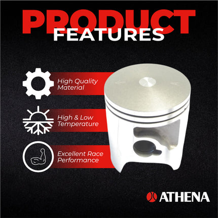 Athena S4C04450001A Cast Piston for Kawasaki 65 KX / Suzuki 65 RM 2000-2023 - Piston Size 44.45mm Forged 2-Stroke Piston Replacement - Motocross Dirt Bikes
