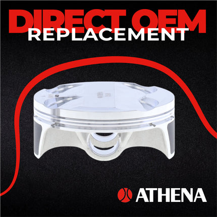 Athena S5F07700002A Cast Piston for Kawasaki 250 KX F (2015-2016) - Piston Size 76.96 mm Forged 4-Stroke Piston Replacement - Motocross Dirt Bikes