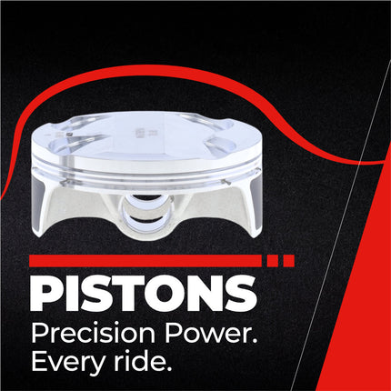 Athena S5F07700002A Cast Piston for Kawasaki 250 KX F (2015-2016) - Piston Size 76.96 mm Forged 4-Stroke Piston Replacement - Motocross Dirt Bikes