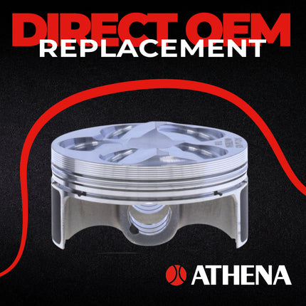 Athena S5F07700007B Cast Piston for Yamaha 250 YZ F (2008-2013) - Piston Size 76.97 mm Forged 4-Stroke Piston Replacement - Motocross Dirt Bikes