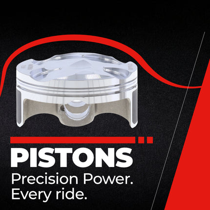 Athena S5F07700008A Cast Piston for Yamaha 250 YZ F (2014-2015) - Piston Size 76.96 mm Forged 4-Stroke Piston Replacement - Motocross Dirt Bikes