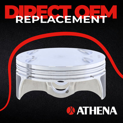 Athena S5F07800004B Cast Piston for Suzuki 450 LTR (2006-2011) - Piston Size 95.45 mm Forged 4-Stroke Piston Replacement - Motocross Dirt Bikes