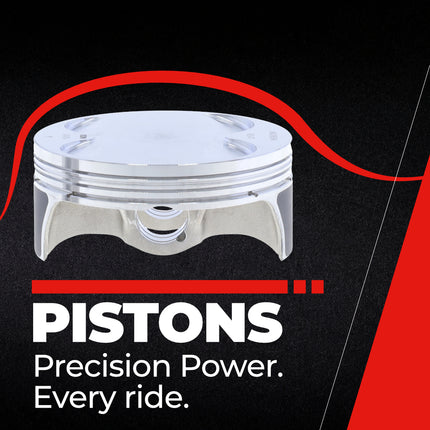 Athena S5F07800004B Cast Piston for Suzuki 450 LTR (2006-2011) - Piston Size 95.45 mm Forged 4-Stroke Piston Replacement - Motocross Dirt Bikes