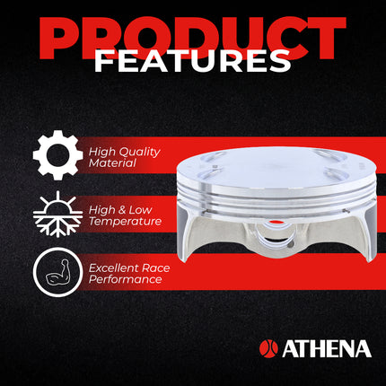 Athena S5F07800004B Cast Piston for Suzuki 450 LTR (2006-2011) - Piston Size 95.45 mm Forged 4-Stroke Piston Replacement - Motocross Dirt Bikes