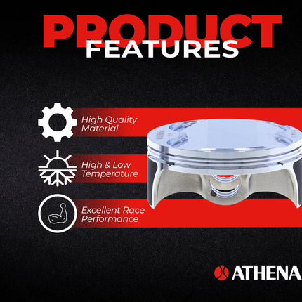 Athena S5F09600002A Cast Piston for Kawasaki 450 KXF (2009-2018) - Piston Size 95.95 mm Forged 4-Stroke Piston Replacement - Motocross Dirt Bikes