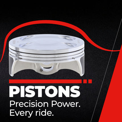 Athena S5F09700002A Cast Piston for Yamaha 450 YZF (2010-2013) - Piston Size 96.95 mm Forged 4-Stroke Piston Replacement - Motocross Dirt Bikes