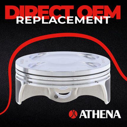 Athena S5F09700002B Cast Piston for Yamaha 450 YZF (2010-2013) - Piston Size 96.96 mm Forged 4-Stroke Piston Replacement - Motocross Dirt Bikes