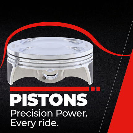 Athena S5F09700002B Cast Piston for Yamaha 450 YZF (2010-2013) - Piston Size 96.96 mm Forged 4-Stroke Piston Replacement - Motocross Dirt Bikes