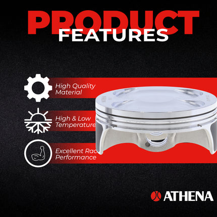 Athena S5F09700002B Cast Piston for Yamaha 450 YZF (2010-2013) - Piston Size 96.96 mm Forged 4-Stroke Piston Replacement - Motocross Dirt Bikes