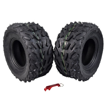 Kenda Pathfinder K530 16x8-7 Front Off-Road Tires for 4x4 ATVs, UTVs Vehicles and Go-Karts  - Durable Traction for Rugged Adventures - 2 Ply All-Terrain Tire with Keychain 16x8x7 (2 Pack)